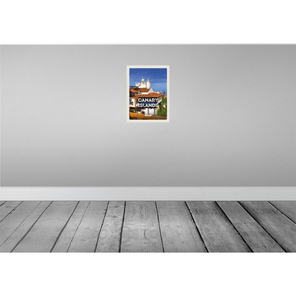 [LA-136310] Blechschild 40x30 cm Canara Islands Spain Urlaubsziel Bildmotiv Reisemotiv Abenteuer Reisen Urlaub Bild 2