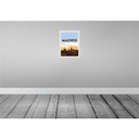 [LA-136332] Blechschild 40x30 cm Madrid Spain Urlaub Retro Malerisches Bild Bildmotiv Reisemotiv Abenteuer Reisen Europa Bild 2