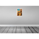 [LA-136333] Blechschild 40x30 cm Malaga Spain Urlaub Altstadt Retro Bildmotiv Reisemotiv Abenteuer Reisen Straße Stadt Bild 2