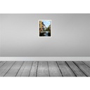 [LA-136349] Blechschild 40x30 cm Quimper France Urlaub Altstadt Fluss Bildmotiv Reisemotiv Abenteuer Reisen Straße Stadt Bild 2