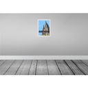[LA-136356-H] Holzschild 40x30 cm Strasbourg France Kathedrale Bildmotiv Reisemotiv Europa Bild 2
