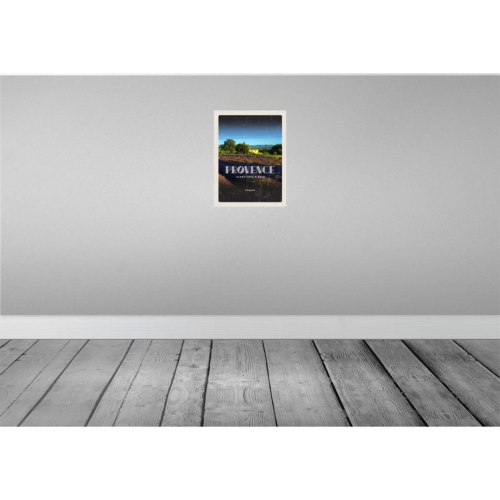 [LA-136400] Blechschild 40x30 cm Provence-Alpes-Côte d'Azur France Bildmotiv Reisemotiv Abenteuer Reisen Europa Urlaub Bild 2