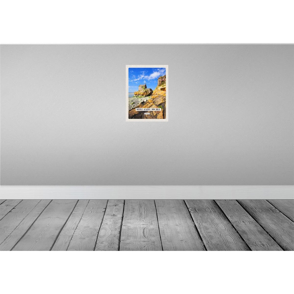 [LA-136428] Blechschild 40x30 cm Moint-Saint-MichelTourismus Bildmotiv Reisemotiv Abenteuer Reisen Urlaub Bild 2