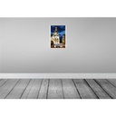 [LA-136495-H] Holzschild 40x30 cm Madrid Spain Retro Nacht Poster Bildmotiv Reisemotiv Europa Bild 2
