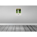 [LA-136498-H] Holzschild 40x30 cm Normandy France Skulptur Bildmotiv Reisemotiv Straße Stadt Bild 2