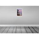 [LA-136522-H] Holzschild 40x30 cm Madrid Spain Architektur Bildmotiv Reisemotiv Straße Stadt Bild 2
