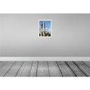 [LA-136536-H] Holzschild 40x30 cm Paris France Retro Architektur Bildmotiv Reisemotiv Straße Stadt Bild 2