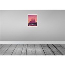 [LA-136538] Blechschild 40x30 cm Barcelona malerisches Bild Kunst Bildmotiv Reisemotiv Abenteuer Reisen Urlaub Bild 2