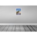 [LA-136547-H] Holzschild 40x30 cm Paris France Architektur Bildmotiv Reisemotiv Straße Stadt Bild 2