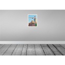 [LA-136554-H] Holzschild 40x30 cm BarcelonaMosaikstil Bildmotiv Reisemotiv Straße Stadt Bild 2
