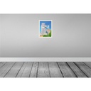 [LA-136571-H] Holzschild 40x30 cm Madrid Spanien Hochhaus Architektur Bildmotiv Reisemotiv Europa Bild 2