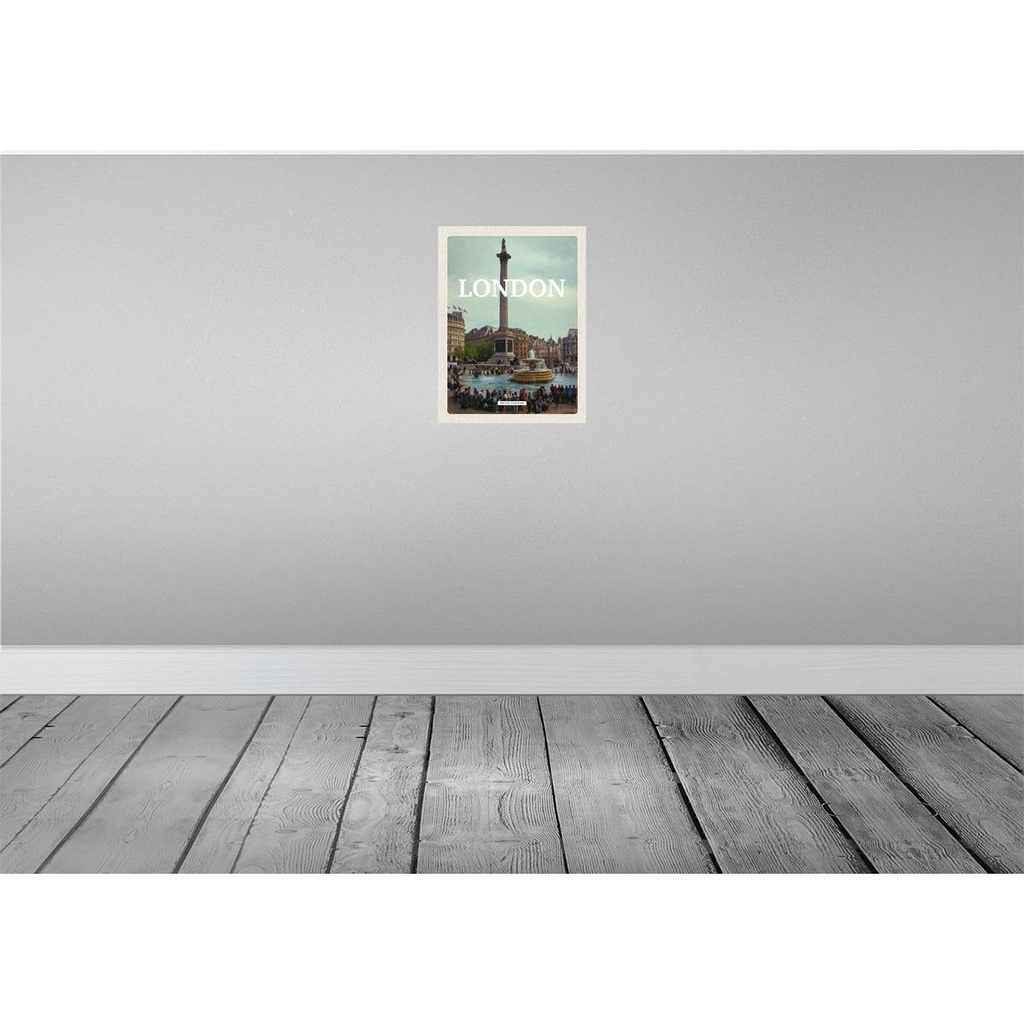 [LA-136585] Blechschild 40x30 cm London England Mittelalter Bild Bildmotiv Reisemotiv Abenteuer Reisen Urlaub Bild 2