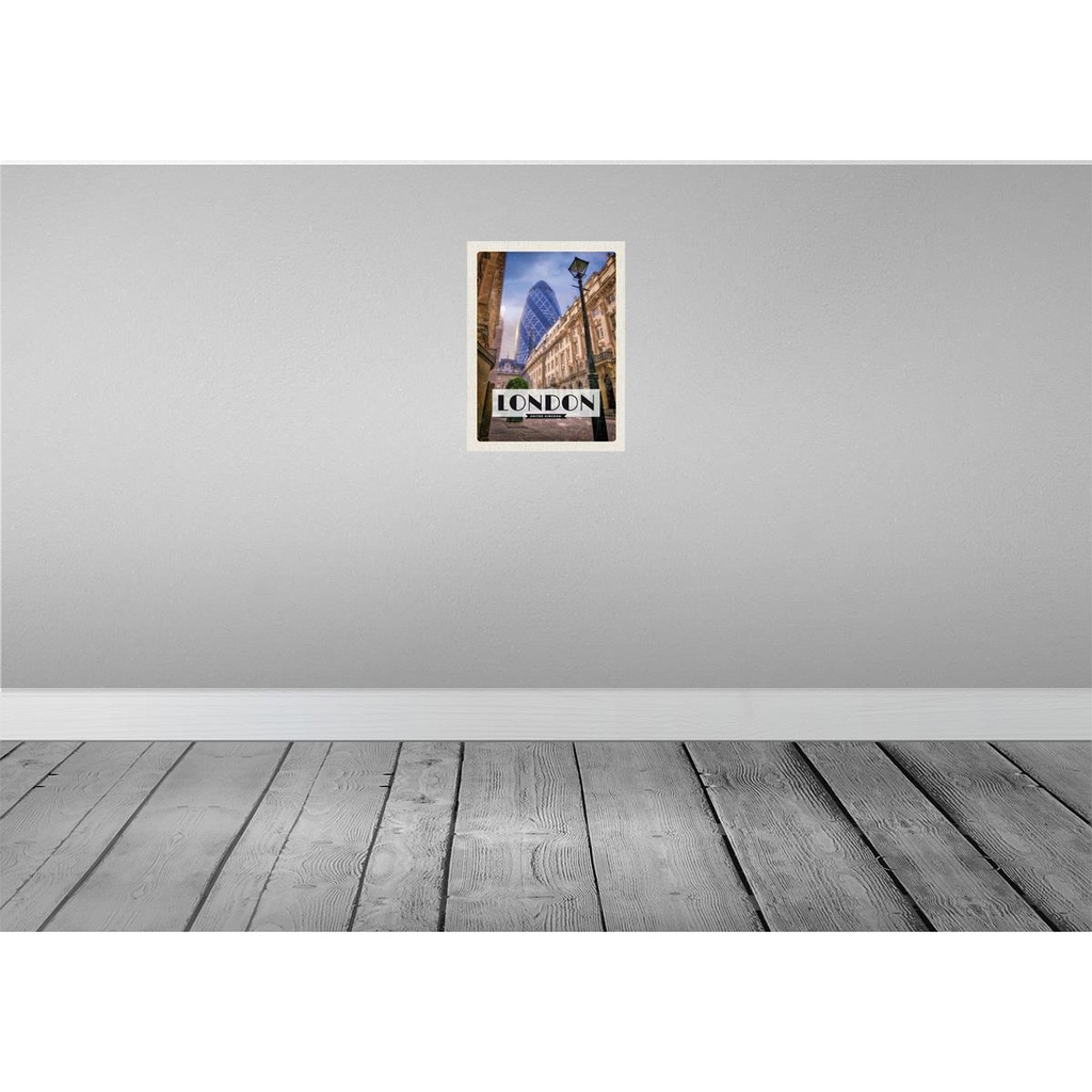 [LA-136590] Blechschild 40x30 cm London England Mittelalter Bild Bildmotiv Reisemotiv Abenteuer Reisen Urlaub Bild 2