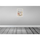 [LA-136623-H] Holzschild 40x30 cm Paris Frankreich Gemälde Stadt Straße Bild 2