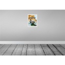 [LA-136624-H] Holzschild 40x30 cm Barcelona Spanien Park Trip Bildmotiv Reisemotiv Straße Stadt Bild 2
