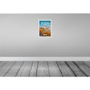 [LA-136626-H] Holzschild 40x30 cm Paris Frankreich Sein Notre-Dam Bildmotiv Reisemotiv Europa Bild 2