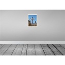 [LA-136630] Blechschild 40x30 cm Paris Frankreich Eiffelturm Stadt Bildmotiv Reisemotiv Abenteuer Reisen Europa Urlaub Bild 2