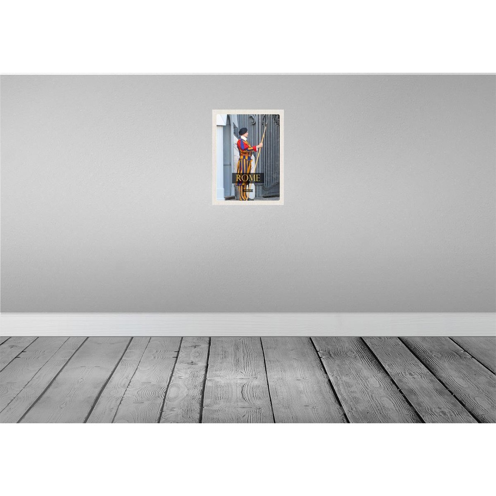 [LA-136640] Blechschild 40x30 cm Rom Italien Urlaub Wachmann Trip Bildmotiv Reisemotiv Abenteuer Reisen Straße Stadt Bild 2