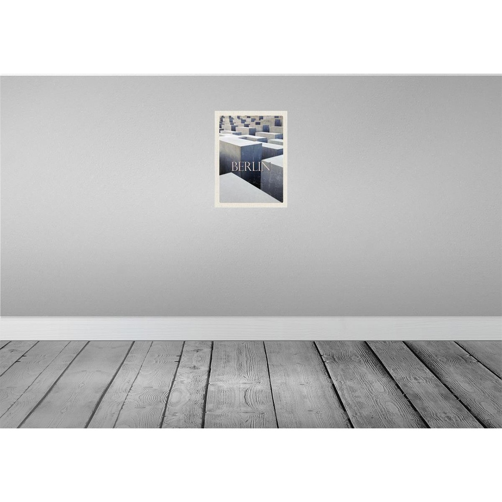 [LA-136686] Blechschild 40x30 cm Berlin Deutschland Antik Reise Trip Bildmotiv Reisemotiv Abenteuer Reisen Urlaub Bild 2