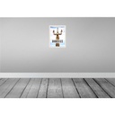 [LA-136715-H] Holzschild 40x30 cm Bodensee Deutschland Statue Frau Bildmotiv Reisemotiv Abenteuer Reisen Bild 2