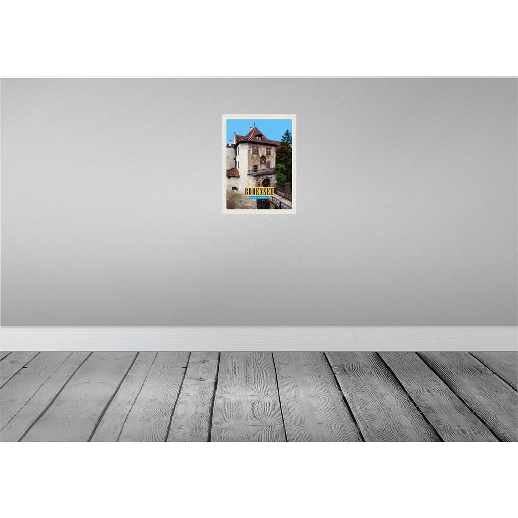 [LA-136722] Blechschild 40x30 cm Bodensee Deutschland Merseburg Bildmotiv Reisemotiv Abenteuer Reisen Urlaub Bild 2