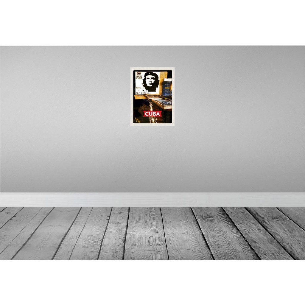 [LA-136739] Blechschild 40x30 cm Cuba Karibik Che Guevara Demokratie Bildmotiv Reisemotiv Abenteuer Reisen Urlaub Bild 2