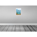 [LA-136806-H] Holzschild 40x30 cm Lago Maggiore Italien Insel Boot Meer Bildmotiv Reisemotiv Europa Bild 2