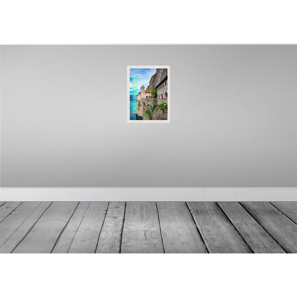 [LA-136807] Blechschild 40x30 cm Isola Bella Borromäische Inseln Bildmotiv Reisemotiv Abenteuer Reisen Urlaub Bild 2