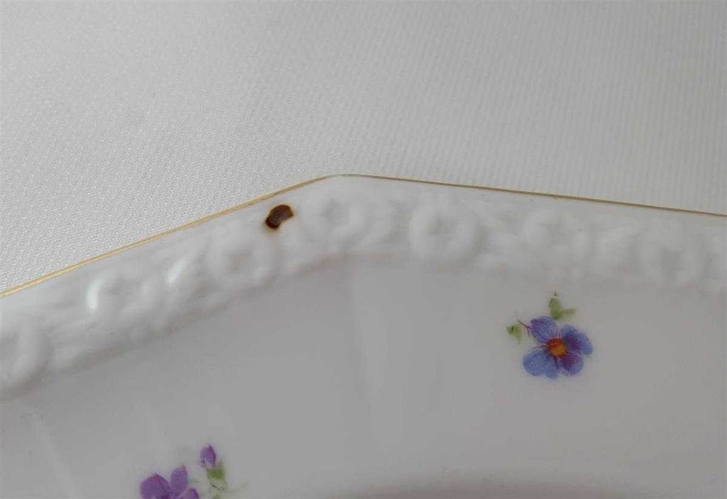 [16081500274] Kuchenteller Dessertteller Frühstücksteller Rosenthal Maria Streublume II. Wahl gebraucht - gut Bild 6