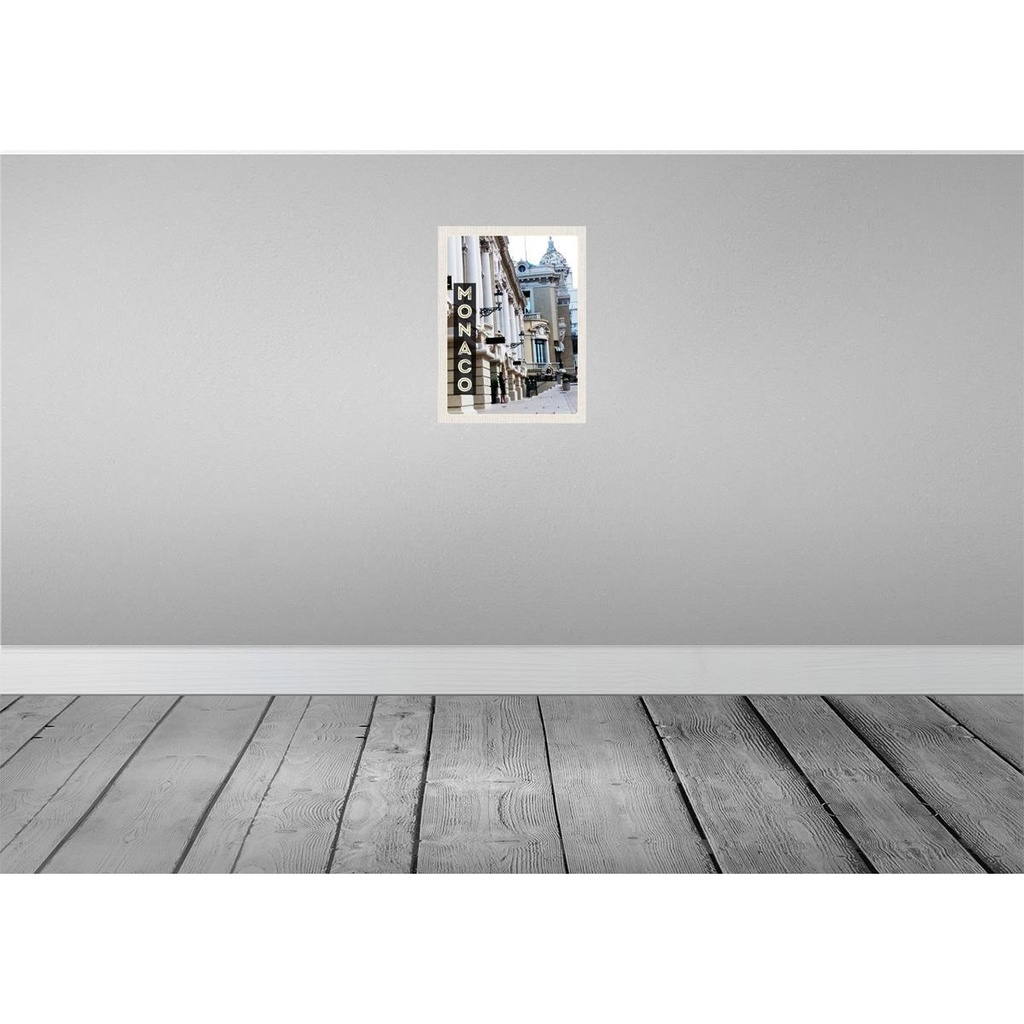 [LA-136823] Blechschild 40x30 cm Monaco Frankreich Sehenswürdigkeiten Bildmotiv Reisemotiv Abenteuer Reisen Europa Urlaub Bild 2