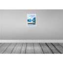 [LA-136849] Blechschild 40x30 cm Norwegen Camping Urlaub Meer Reise Natur Bildmotiv Reisemotiv Abenteuer Reisen Europa Bild 2