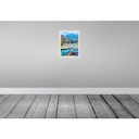 [LA-136878-H] Holzschild 40x30 cm Sizillien Italien Europa Uralub Bildmotiv Reisemotiv Bild 2