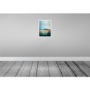 [LA-136883-H] Holzschild 40x30 cm Sizilien Strand Europa Urlaubsort Bildmotiv Reisemotiv Bild 2