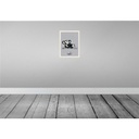 [LA-136900] Blechschild 40x30 cm Berlin Hauptstadt Street Art Affen Bildmotiv Reisemotiv Abenteuer Reisen Urlaub Bild 2