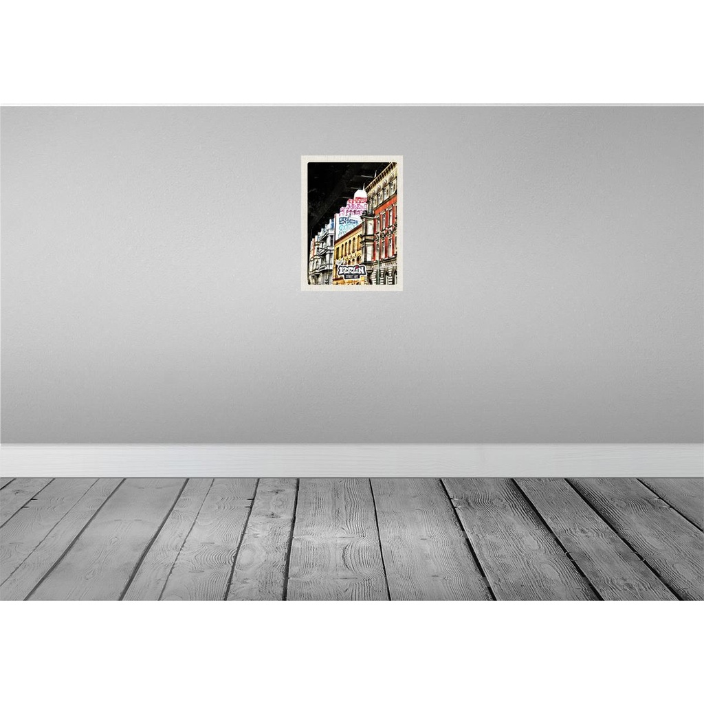 [LA-136901] Blechschild 40x30 cm Berlin Deutschland Graffiti Stret Art Bildmotiv Reisemotiv Abenteuer Reisen Urlaub Bild 2
