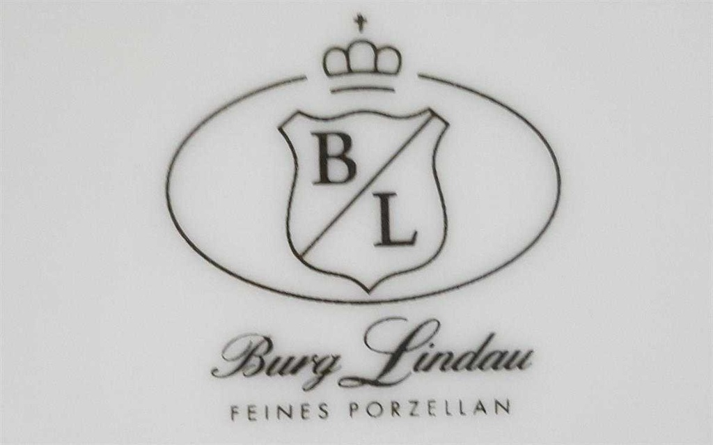 [16081900319] Zuckerdose Burg Lindau Reiches Weinlaub Grün gebraucht - sehr gut Bild 4