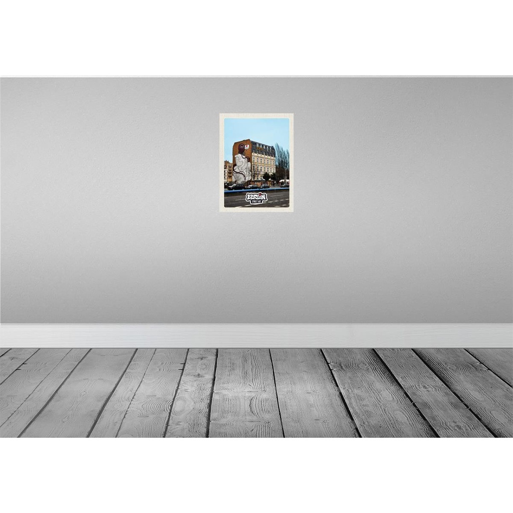[LA-136918-H] Holzschild 40x30 cm Berlin Zusammenhalt GraffitiKurztrip Bildmotiv Reisemotiv Abenteuer Reisen Bild 2