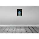 [LA-136942-H] Holzschild 40x30 cm Indien Taj Mahal Menschen Muslime Bildmotiv Reisemotiv Abenteuer Reisen Bild 2