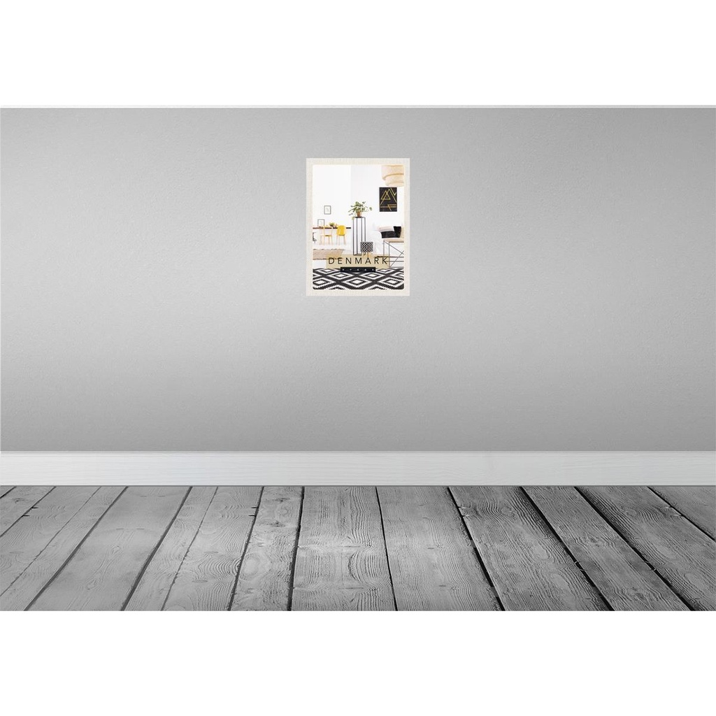 [LA-137013-H] Holzschild 40x30 cm Dänemark Wohneinrichtung Tisch Bildmotiv Reisemotiv Europa Bild 2