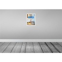 [LA-137030-H] Holzschild 40x30 cm Finnland Hirsch Lichterkette Schrank Bildmotiv Reisemotiv Europa Bild 2