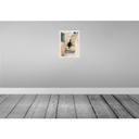 [LA-137083] Blechschild 40x30 cm Greece Griechenland Urlaub weiße Treppe Katze Bildmotiv Reisemotiv Abenteuer Reisen Europa Bild 2