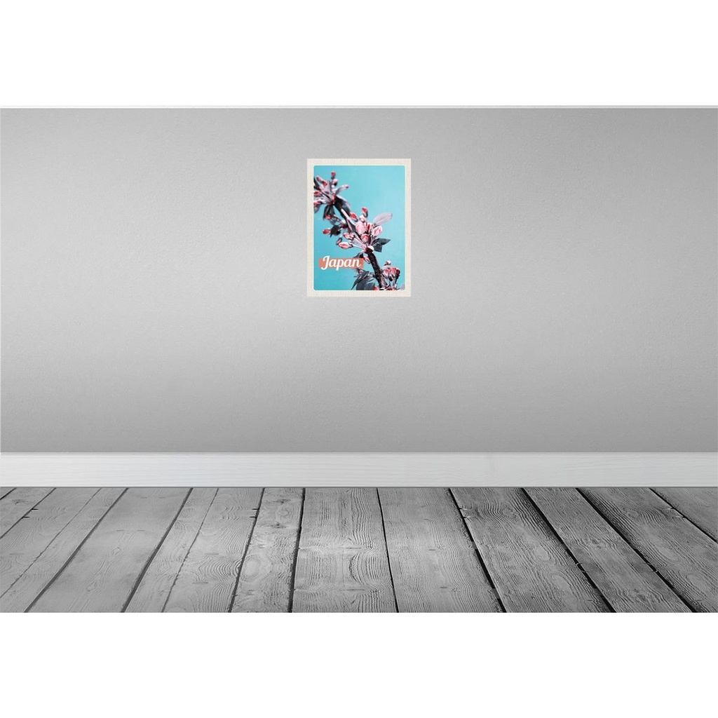 [LA-137110] Blechschild 40x30 cm Japan Asien Blumen Baum Knospe Bildmotiv Reisemotiv Abenteuer Reisen Urlaub Bild 2