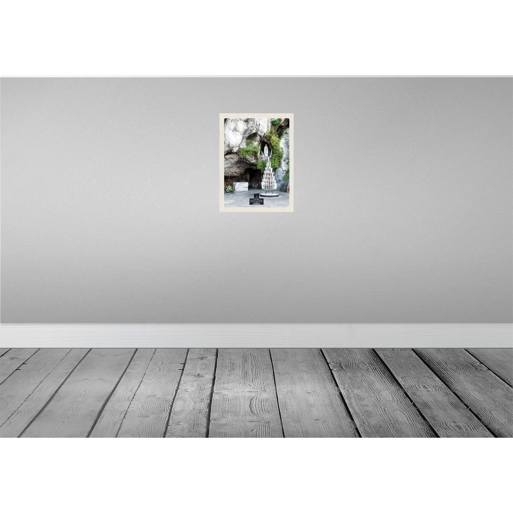 [LA-137114] Blechschild 40x30 cm Frankreich Lourdes Urlaub Jesud Kerzen Natur Bildmotiv Reisemotiv Abenteuer Reisen Europa Bild 2