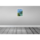 [LA-137115-H] Holzschild 40x30 cm Frankreich Lourdes Meer Kirche Natur Bildmotiv Reisemotiv Europa Bild 2