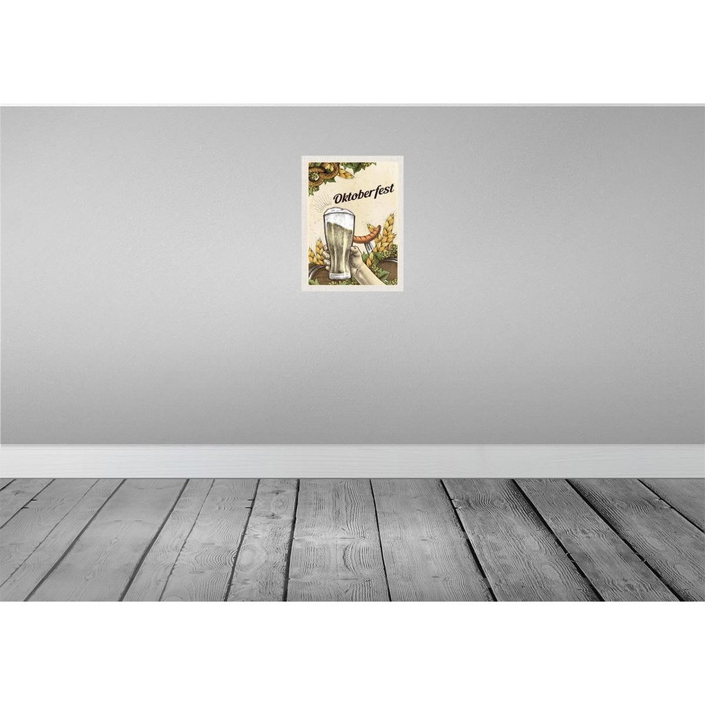 [LA-137122] Blechschild 40x30 cm München Oktoberfest Brezel Bier Wurst Deutschland Feiern Party Bild 2