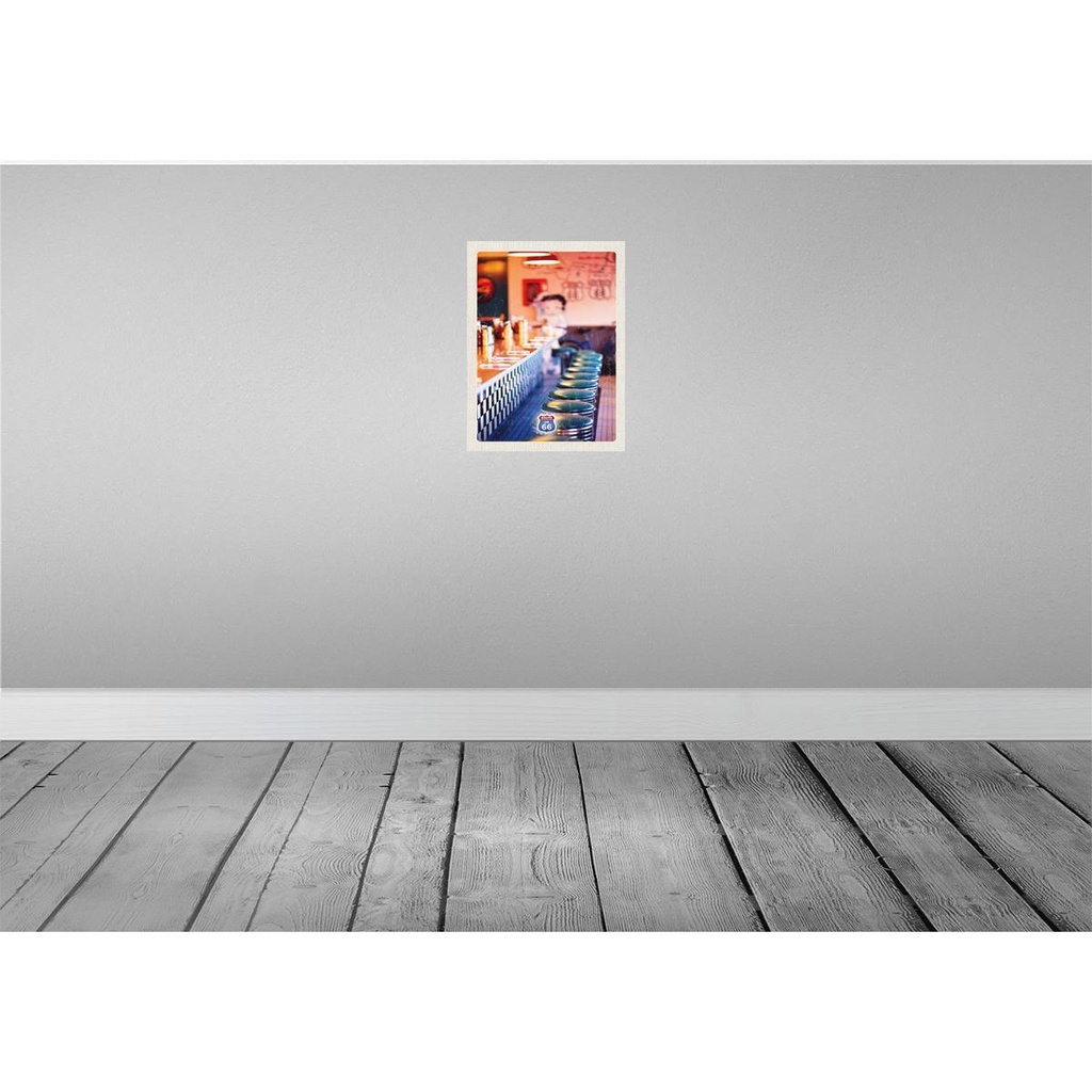 [LA-137158] Blechschild 40x30 cm Amerika USA Urlaub Route 66 Restaurant Cafe Bildmotiv Reisemotiv Abenteuer Reisen Bild 2