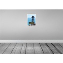 [LA-137162-H] Holzschild 40x30 cm San Francisco Alcatraz Meer Turm Bildmotiv Reisemotiv Amerika USA Bild 2