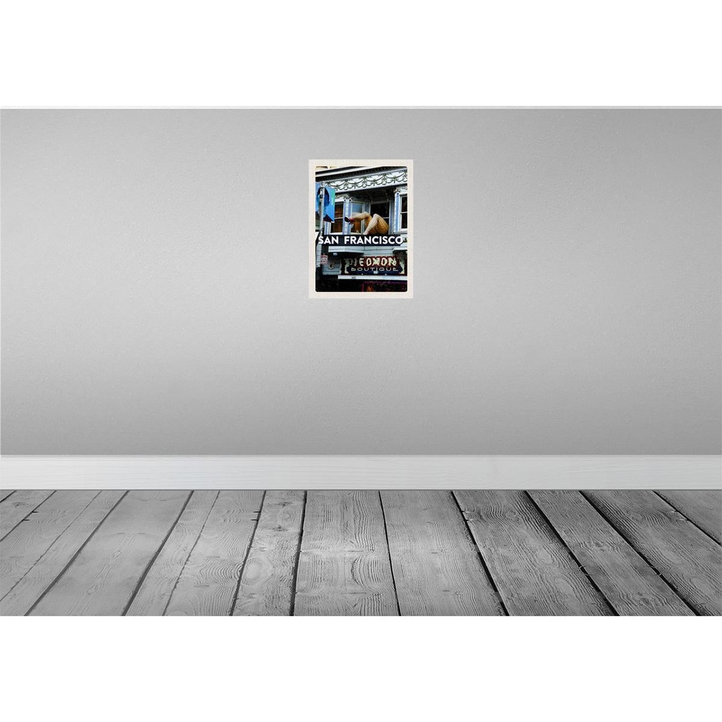 [LA-137166] Blechschild 40x30 cm San Francisco Urlaub Piedmon Boutique Bildmotiv Reisemotiv Abenteuer Reisen Amerika USA Bild 2