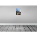 [LA-137175-H] Holzschild 40x30 cm San Francisco Gebäude Gebirge Aussicht Bildmotiv Reisemotiv Amerika USA Bild 2