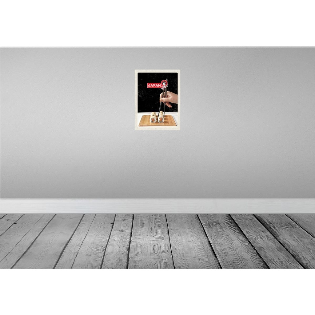 [LA-137221] Blechschild 40x30 cm Japan Asien Abenteuer Reisen Urlaub Sushi Fisch Alge Stäbchen Bildmotiv Reisemotiv Essen Trinken Bild 2